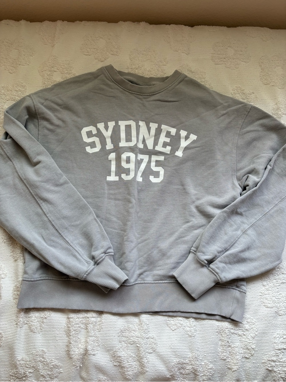 Girls Gray Sydney 1975 Crewneck